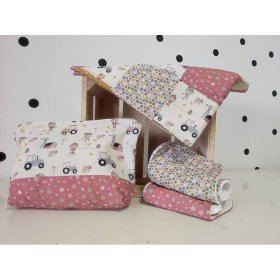 Colección tractor neceser, paños y arrullo