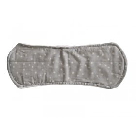 Paño lactancia de flores gris para dar el pecho