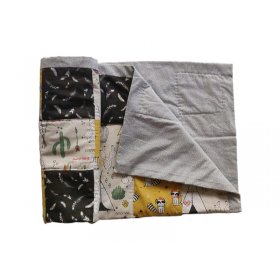 Arrullo con estampado de mapaches doblado, precioso piezas únicas