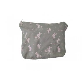 Neceser con estampado de conejitos