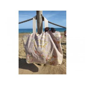 bolso mapamundi playa