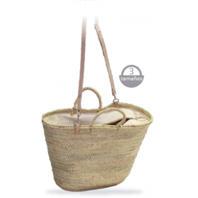 Capazo mosqueton cuero...